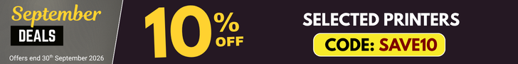 10% Off Selected Printers