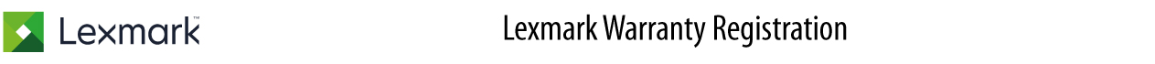 lexmark printer warranty registration banner