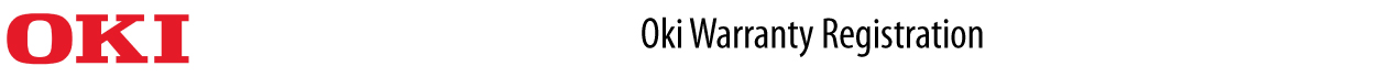 oki printer warranty registration banner