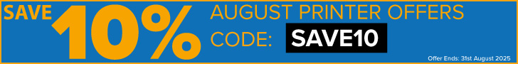 10% August Printer Offers