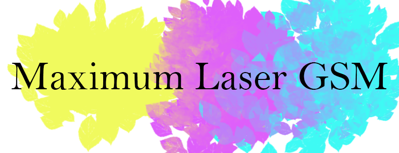 Maximum laser GSM banner