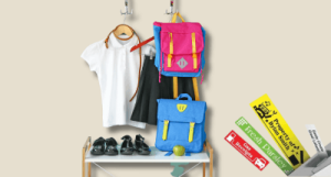 School Uniform With Back To School Labels