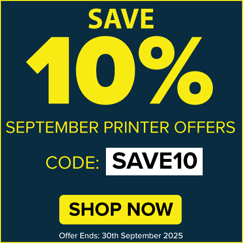 Save 10% on our September 2025 Printer offers banner