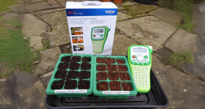Brother GL-H105 Garden Label Printer In The Garden