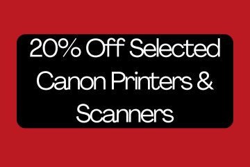 canon20-cta 20% Off Selected Canon Printers & Scanners