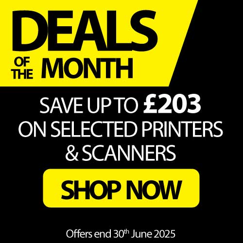 Deals Of The Month. Save Up To £203 On Selected Printers & Scanners
