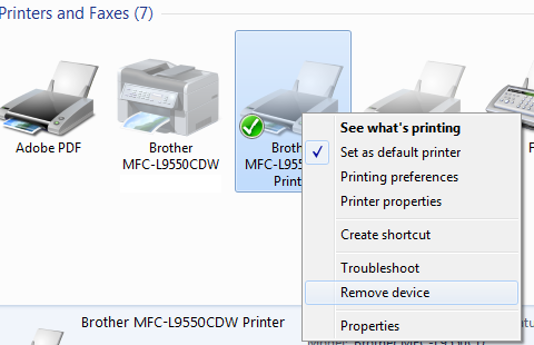 how to permanently delete printer drivers windows 11