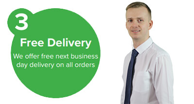 Free next business day on all orders