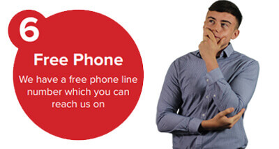 Free phone a UK call centre