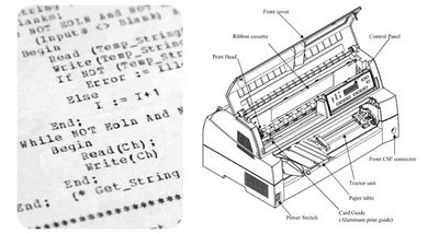 How Does A Dot Matrix Printer Work Diagram With Example