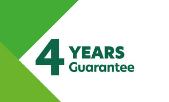 A free four years guarantee on select models