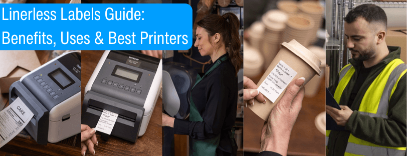 Linerless Labels Guide: Benefits, Uses & Best Printers banner