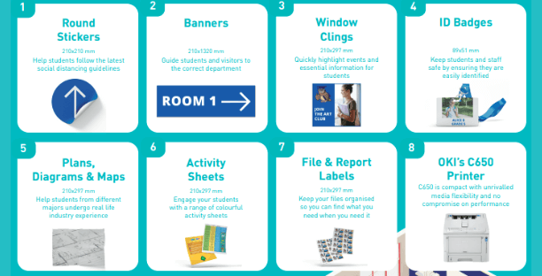 Oki C650 education banner