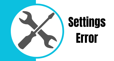 printer-offline-settings-error Settings Error With Spanner And Screwdriver