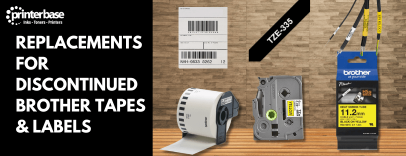 Replacements For Discontinued Brother Tapes & Labels banner