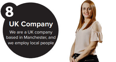 UK based business from Greater Manchester