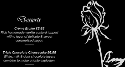 white-ink-printed-menu White Ink Printed Menu