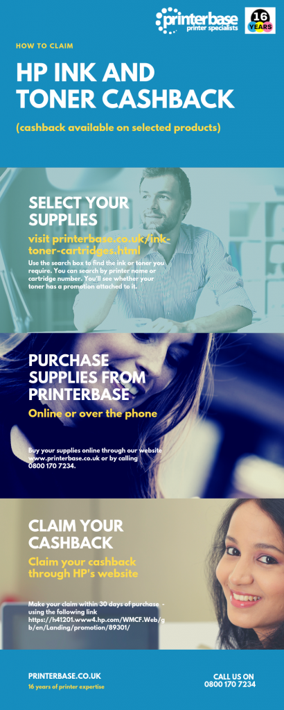 How to claim ink and toner cashback