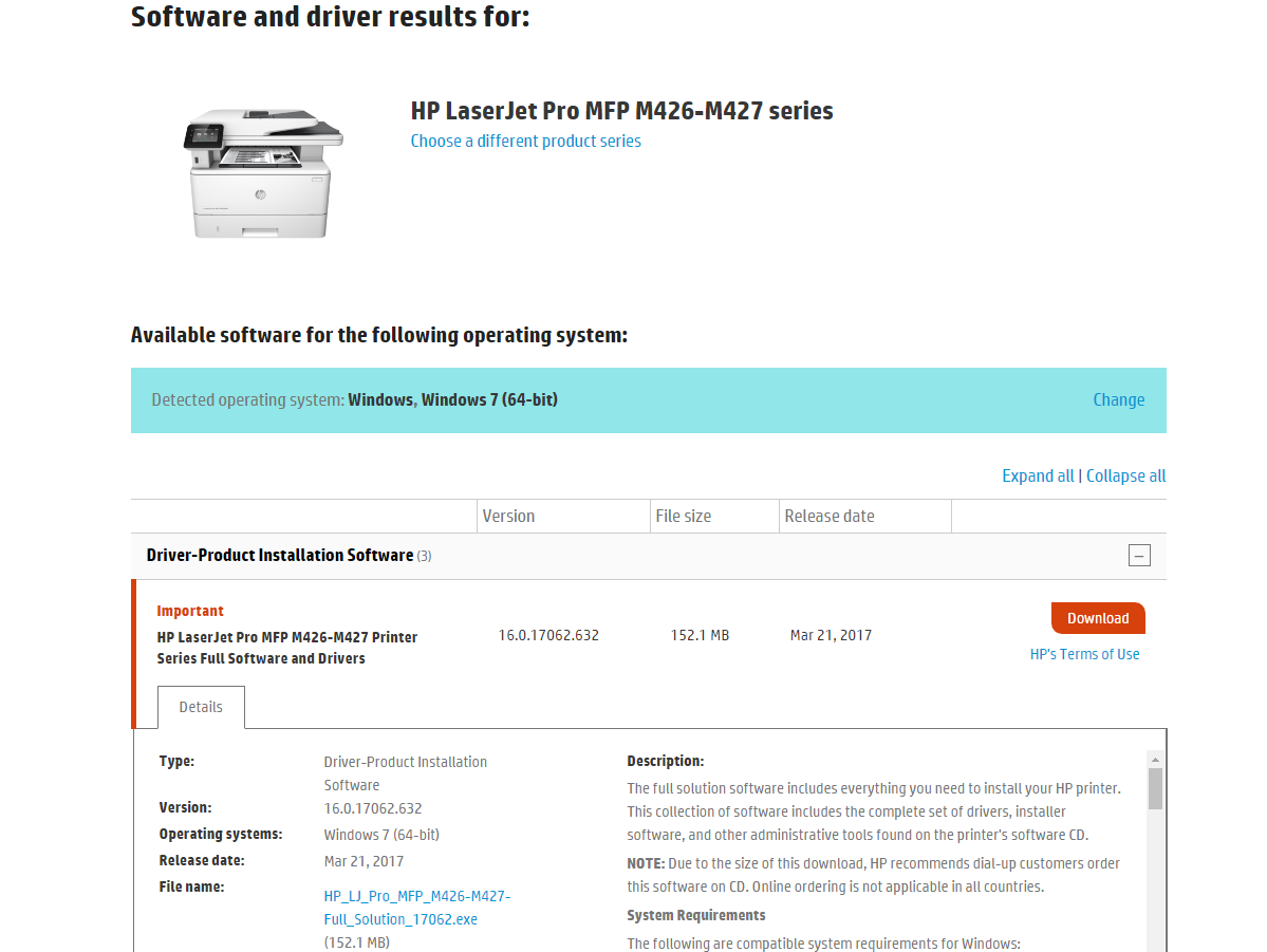 download hewlett packard printer driver