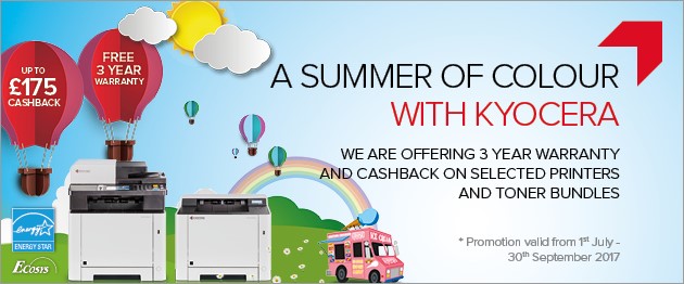 Kyocera Summer of Colour Banner