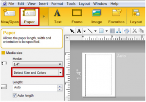 P-Touch Editor Screenshot