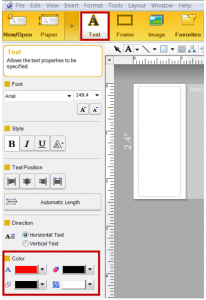 P-Touch Editor Screenshot