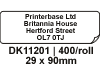 Brother DK11201 Labels