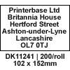 Brother DK11241 Labels